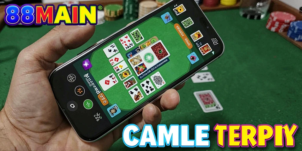 Screenshot utama 88MAIN menampilkan pemain yang sedang asyik bermain Gaple.
