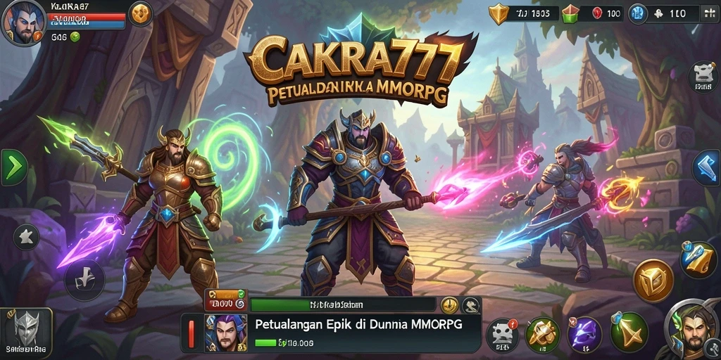 Screenshot menunjukkan aksi seru saat bertempur di CAKRA777.