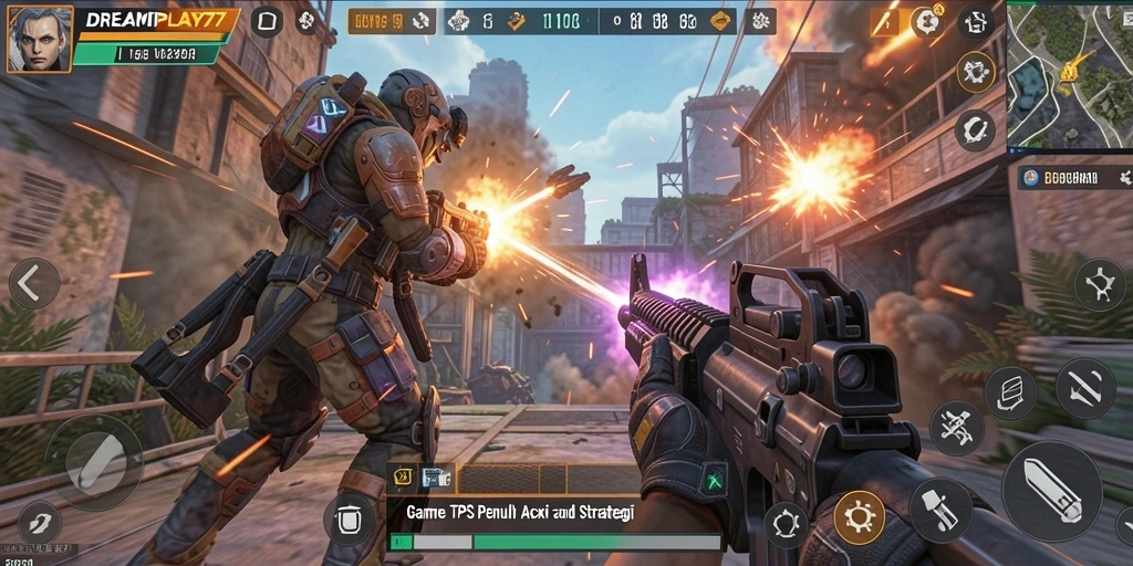 Tampilan gameplay <strong>DREAMPLAY77</strong> yang menegangkan dan mendebarkan.