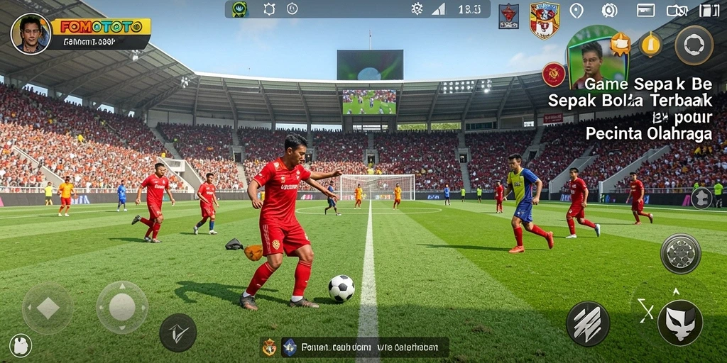 Tampilan gameplay FOMOTOTO yang menarik dan penuh aksi di lapangan.