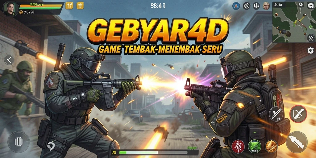 Screenshot gameplay menampilkan aksi seru di GEBYAR4D.