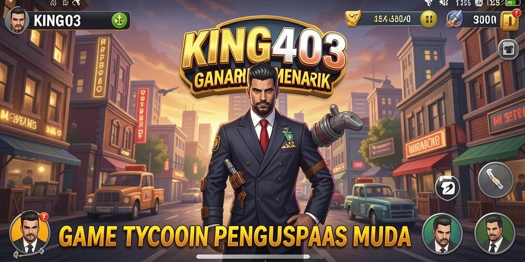 Menampilkan gameplay dinamis dan tantangan Tycoon menarik.