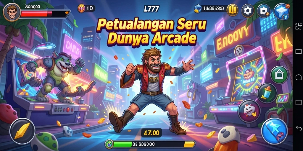 Tampilan gameplay L777 yang menarik dan menantang dalam kategori Arcade.