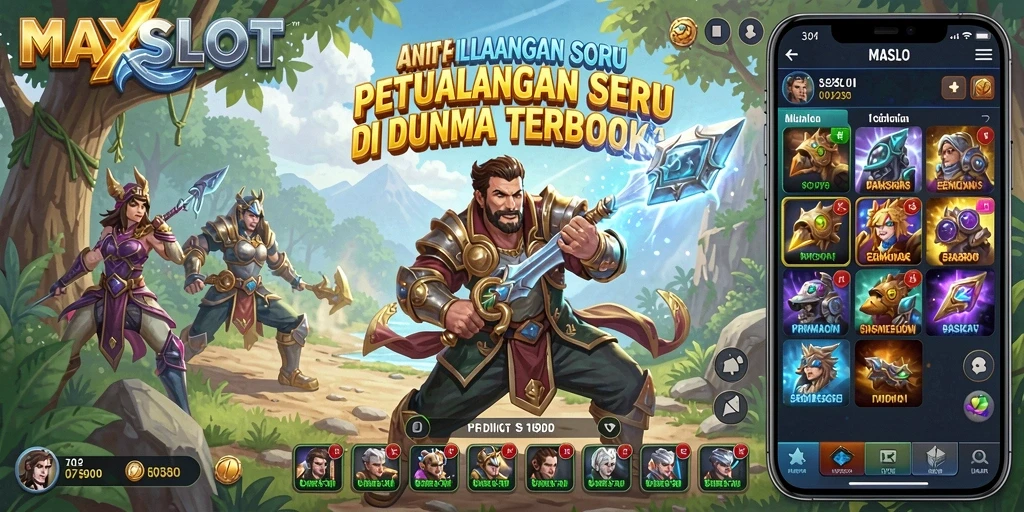 Gameplay seru di dunia terbuka MAXSLOT dengan misi yang beragam.