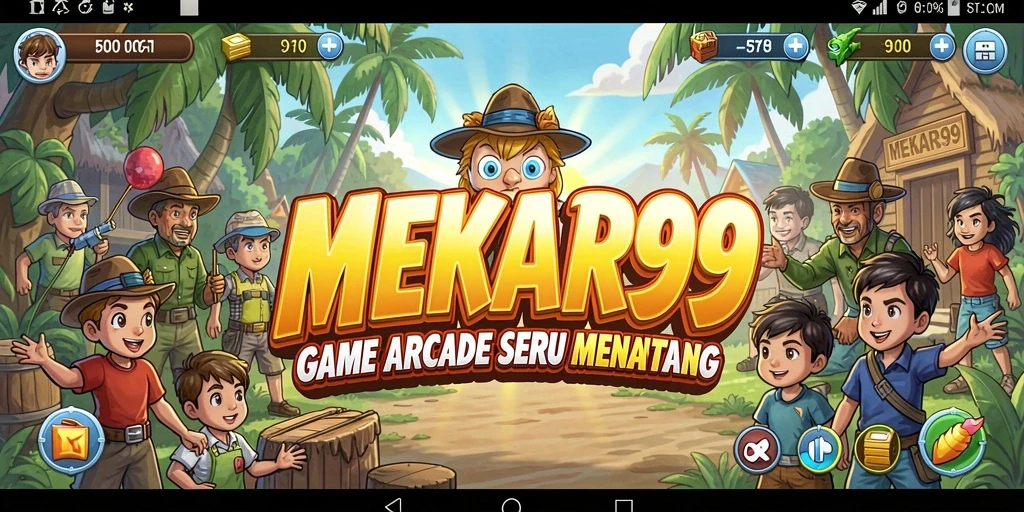 Gameplay seru dan penuh warna dalam MEKAR99