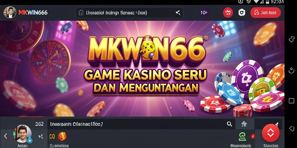 Screenshot gameplay MKWIN666 menampilkan suasana Kasino yang mengasyikkan.
