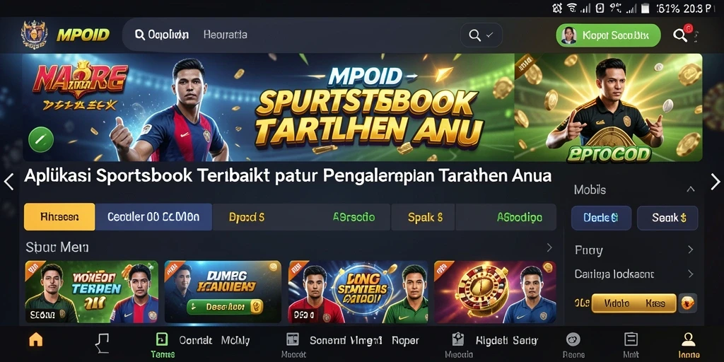 Screenshot tampilan antarmuka pengguna MPOID dengan berbagai opsi taruhan.