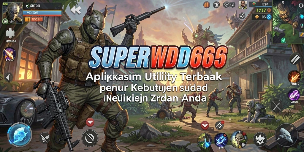 Tampilan antarmuka utama SUPERWD666 dengan fitur-fitur Utility yang unggul.