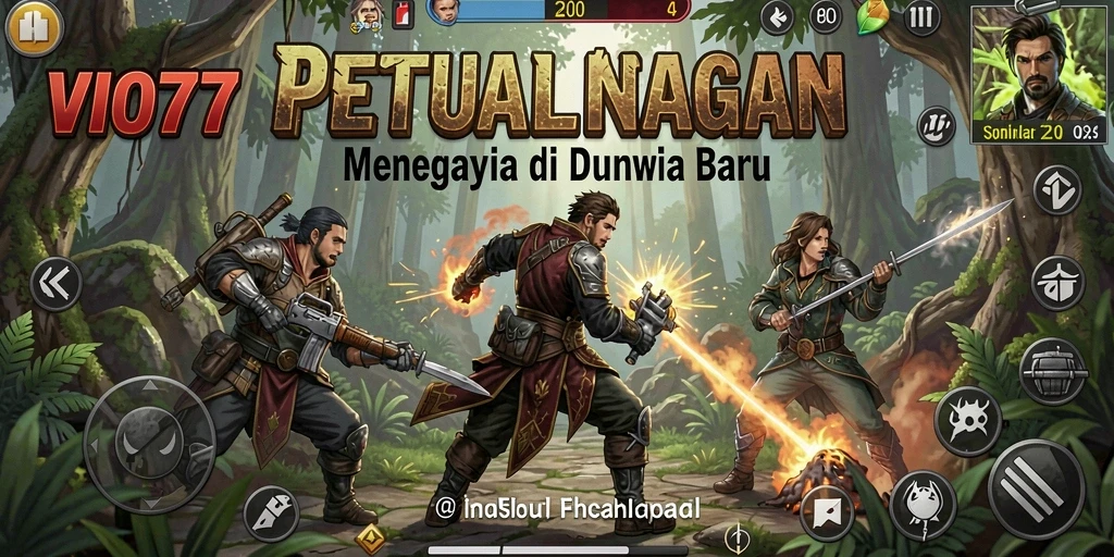 Tangkapan layar gameplay VIO77 menampilkan petualangan mendebarkan.