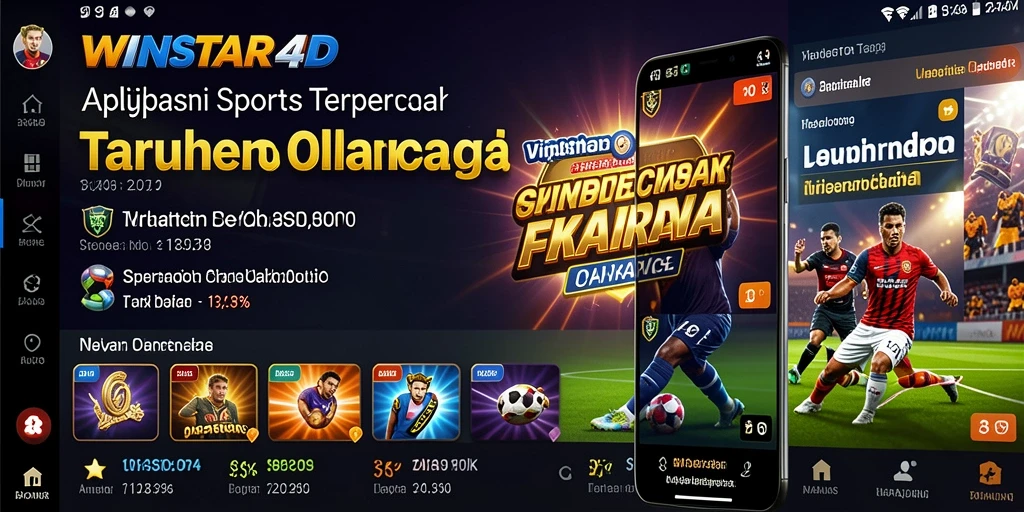 Tampilan menarik dari gameplay taruhan olahraga di WINSTAR4D.